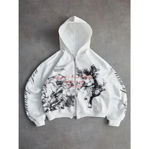 Men's Clothing Top Quality Streetwear Hoodie and Sweatpants <b>Set</b> Pullover Streetwear Tracksuits ESSENTIALS 1977 Hoodie for Men - Product Image 6