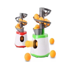 Máquina Automática de Plástico Lanza Pelotas de Tenis de Mesa para Principiantes Infantiles, Robot Entrenador