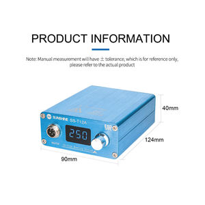 สถานีบัดกรี SUNSHINE รุ่น SS-T12A สำหรับซ่อมเมนบอร์ดโทรศัพท์มือถือ <span class=keywords><strong>iPhone</strong></span> X-14 Pro Max พร้อมแท่นทำความร้อนสำหรับถอดประกอบ - Product Image 4