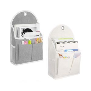 Functional Foldable Waterproof Over Door Pouch Fabric Storage <b>Basket</b> Caddy Wall Hanging Organizer Bag Pockets for Closet <b>Shelves</b> - Product Image 1
