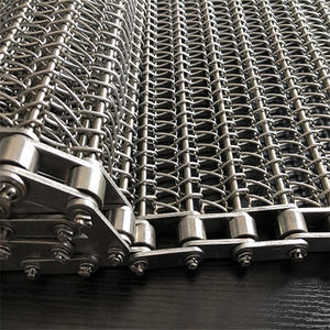 Sıcak satış kuru örgülü konveyör bant zincir bağlantı düz çubuk örgülü konveyör bandı düz tel örgülü konveyör örgülü konveyör bant - Product Image 2