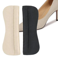 Vente chaude Réutilisable Auto-Adhésif En Daim Semelles Talon Pad Chaussure avec Poignées Doublure Soins Des Pieds Protecteur Talon Patch