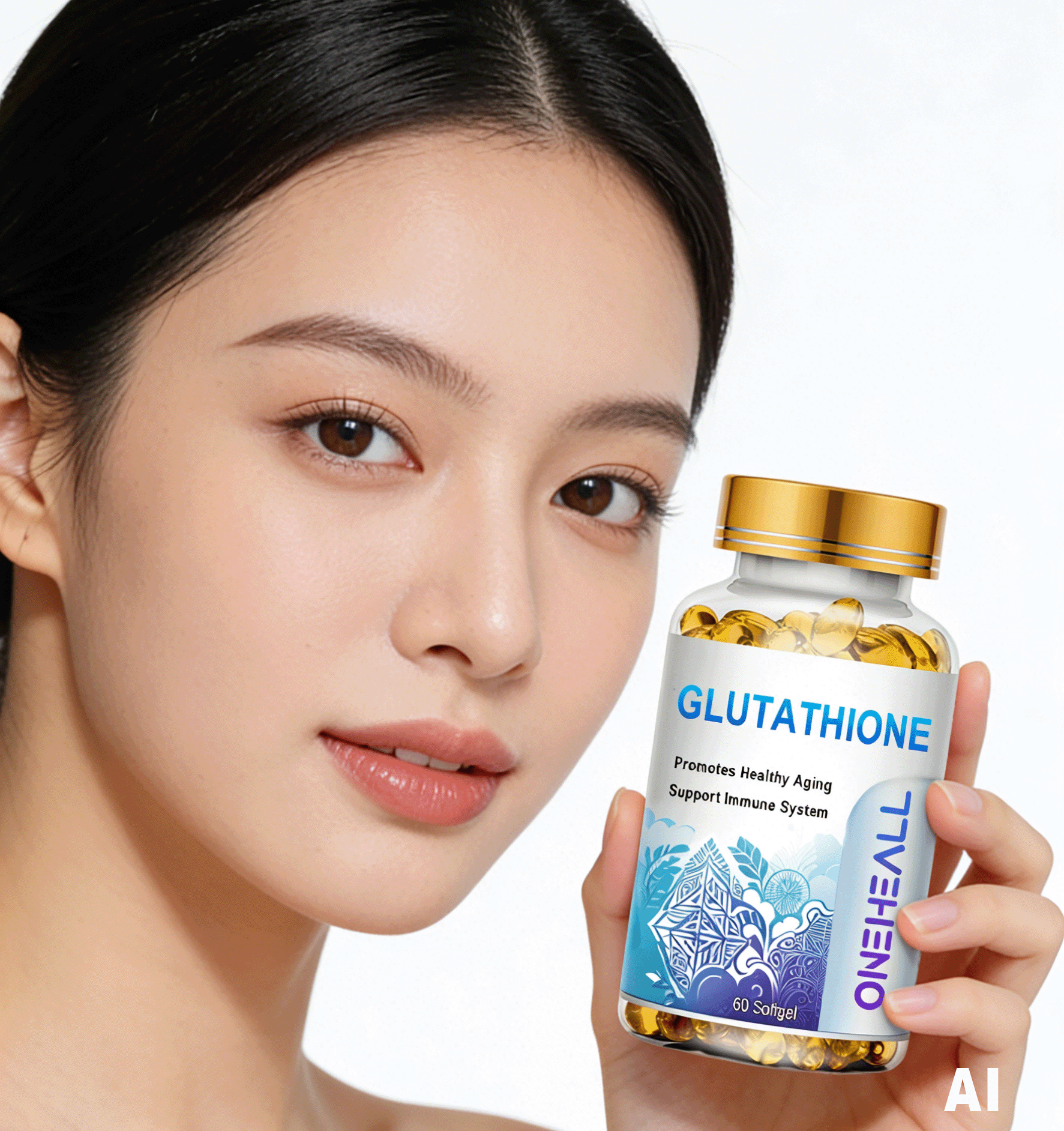 glutathione skin whitening -ai Glow & Renew Duo: NAD+ & Glutathione by PatchAid main image 1