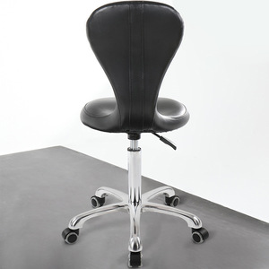 Chaise de salon de coiffure Dongpin Beauty, noire, pivotante, réglable en hauteur, modèle 9901 - Product Image 4