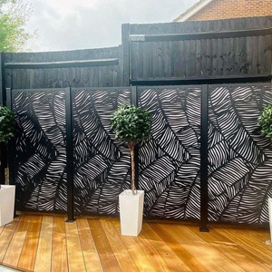 Panneau de clôture composite WPC pour <span class=keywords><strong>jardin</strong></span>, clôture extérieure résistante, installation facile, sans rouille et longue durée de vie - Product Image 5