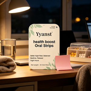 Tiras Orales Naturales y Suaves para Mejorar la Salud, Equilibrio Nocturno, Relajación y Bienestar, 30 Tiras Individuales Rosadas - Product Image 4