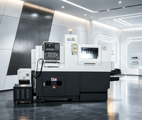 Tour CNC suisse de haute précision RC206, tour longitudinal de type suisse, tour automatique CNC, système Fanuc CNC