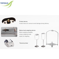 TPS-EX1205B certifié CE 120g capacité 0.01mg balance analytique semi-micro électronique avec étalonnage externe