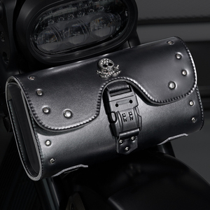 Sacoche de moto antivol style punk rétro avec serrure, sacoche latérale universelle pour la conduite en extérieur, vélo électrique, transfrontalier - Product Image 6