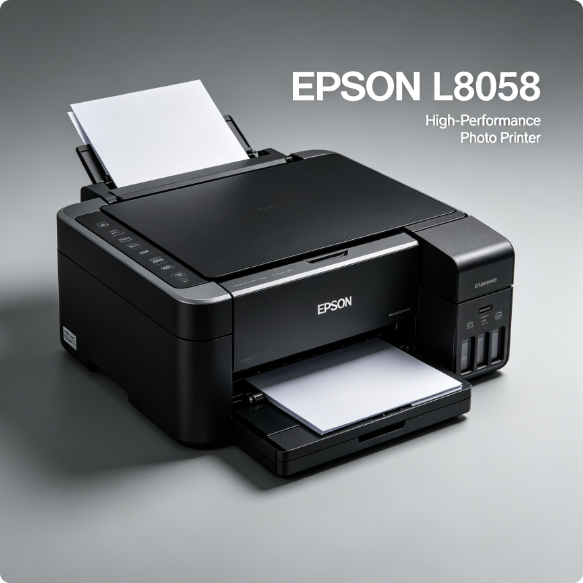 L8058 Ep Son CD T Shirt Mug Id Card WiFi Inkjet Photo logo Printing Machine 6 Color A4 Dtf Heat Transfer Sublimation Printer