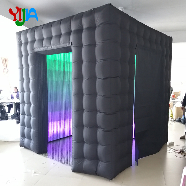 360 Video Booth Automatic Camera Photobooth 115 cm 360 Rotate Video Inflatable Cabin Enclosure Photo Booth for Party Events