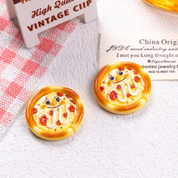Accesorios de Juguete Miniatura Hechos a Mano con Resina 3D, Simulación de Comida, Personalizados, Unisex, para Todas las Edades