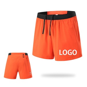 Compressie Korte Snelle Droge Fa Ke Tweedelige Dubbellaagse Shorts Zomer Sport Panty Broek Outdoor Marathon Mannen Workout Shorts - Product Image 3
