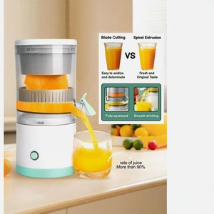 Licuadora Recargable USB, Mezcladora Portátil, Exprimidor Eléctrico de Cítricos para Naranja y Limón, Jugo Fresco para una Sola Persona - Product Image 1