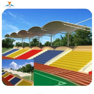 <span class=keywords><strong>Struttura</strong></span> prefabbricata del <span class=keywords><strong>baldacchino</strong></span> della membrana del tetto del tessuto di trazione di PVDF della <span class=keywords><strong>struttura</strong></span> d'acciaio per il supporto dello stadio - Product Image 5