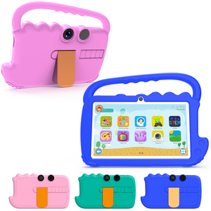 Peicheng OEM <span class=keywords><strong>7</strong></span> Inch <span class=keywords><strong>IPS</strong></span> Android 12.0 Spreadtrum 4GB 32GB Silicone Trường Hợp Cho Trẻ Em Giáo Dục Sử Dụng Mới Tab Tablette Trẻ Em Máy Tính Bảng - Product Image 2