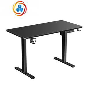 Table de jeu QIANBEI à hauteur réglable, bureau mobile assis-debout, cadre électrique, surface en bois, multifonctionnel pour ordinateur portable - Product Image 5