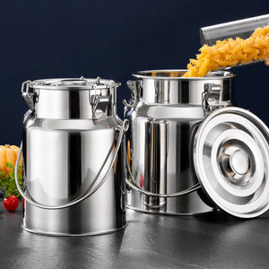 Contenitore Termico per Alimenti in Acciaio Inox di Design Moderno, Grande Capacità, per Zuppe, Brodi e Latte, con Coperchio a Sollevamento Manuale - Product Image 3