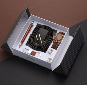 <span class=keywords><strong>Set</strong></span> regalo da <span class=keywords><strong>uomo</strong></span> festa del papà orologio da regalo <span class=keywords><strong>e</strong></span> <span class=keywords><strong>portafoglio</strong></span> portachiavi gemelli astuccio regali aziendali di fascia alta - Product Image 4