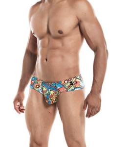 Biancheria intima da <span class=keywords><strong>uomo</strong></span> in cotone erotico sfacciato a taglio alto sfacciato da <span class=keywords><strong>uomo</strong></span> con motivo stampato per un piacere intimo - Product Image 3