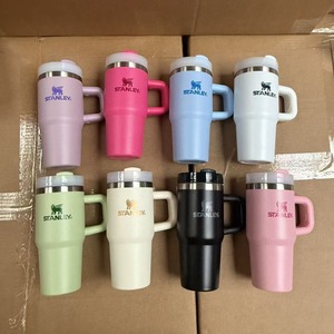 Vaso Térmico de Acero Inoxidable con Asa y Tapa de Acero Inoxidable 304, Taza de Viaje Aislada con Acabado Mate, Múltiples Colores para Café - Product Image 2