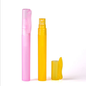 Flacon de parfum de poche vide, mini 5ml 10ml 15ml, stylo blanc noir pour pulvérisateur à pompe en plastique PP avec capuchon à clip, non toxique - Product Image 4