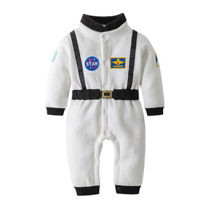 Costume d'astronaute pour bébé, combinaison spatiale en coton, vêtements pour <span class=keywords><strong>homme</strong></span>, combinaison à manches longues pour l'automne et l'hiver, vacances interstellaires - Product Image 6