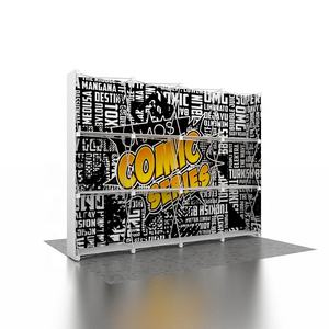 บูธแสดงสินค้าแบบพกพาขนาด 10x8 ฟุต ดีไซน์ใหม่ โครงผ้าแบบยืดหดได้ สำหรับงานแสดงสินค้าและโปรโมชั่น - Product Image 2