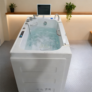 <span class=keywords><strong>Baignoire</strong></span> Jacuzzi Acrylique pour 1 <span class=keywords><strong>Personne</strong></span>, Bain de Massage Intérieur avec Coussins et Accessoires pour Personnes Âgées et Handicapées - Product Image 6