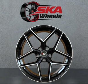 Jantes de voiture de tourisme SKA, nouveau design, 17-19 pouces, 5 trous, 5x112 5x114.3/100/120/108, jantes de course à cinq rayons - Product Image 1