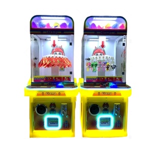 ตู้คีบตุ๊กตาแบบสองช่องพร้อมไฟ LED สีสันสดใส เครื่องเล่นเกมหยอดเหรียญพร้อมรางวัลน่าสนใจ - Product Image 5