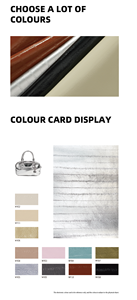 Meliastage 41 couleurs, motif original, cuir de vache véritable, peau d'<span class=keywords><strong>anguille</strong></span>, motifs finis pour chaussures et sacs pour bébés et enfants - Product Image 5