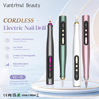 Vantrend Beauty Professionele Nagelboor Pen Set Hoge Snelheid 35000RPM USB Oplaadbare Borstelmotor Gel Manicure Pedicure Tool