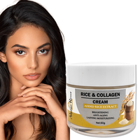 Produits de Soin Véganes en Marque Blanche Naturels Biologiques à la Vitamine E et au Collagène, Meilleure Crème Anti-Âge Anti-Rides pour Peaux Noires