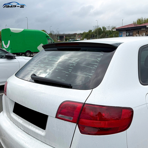 Aileron de Toit Arrière Brillant Noir en ABS pour <span class=keywords><strong>Audi</strong></span> <span class=keywords><strong>A3</strong></span> <span class=keywords><strong>8P</strong></span> 5 Portes (2004-2013) – Accessoire Auto AMP-Z - Product Image 2