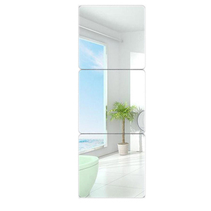 Specchio <span class=keywords><strong>da</strong></span> <span class=keywords><strong>Parete</strong></span> in Acrilico Direttamente dal Produttore, Lente Morbida <span class=keywords><strong>da</strong></span> Trucco Autoadesiva, Specchio a Figura Intera <span class=keywords><strong>da</strong></span> Incollare per Dormitori Studenteschi - Product Image 6