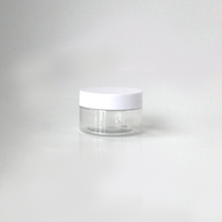 Pot de stockage en plastique moderne pour chocolat et beurre de cacahuète récipient d'emballage en plastique PET transparent pots pour aliments
