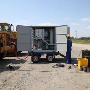 เครื่องกรองน้ำมันสุญญากาศแบบเคลื่อนที่สองขั้นตอน ป้องกันการระเบิด พร้อมระบบควบคุมอัตโนมัติ PLC สำหรับการขจัดน้ำในภาคสนาม - Product Image 4