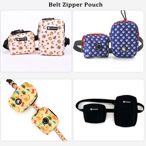 <span class=keywords><strong>Harness</strong></span> Anjing Tanpa Tarik yang Dapat Disesuaikan, Set Tali Pinggang Anjing Handsfree dengan Kantong Resleting, Desain Khusus untuk Berjalan dan Berlari, Sabuk Logo Hewan Peliharaan - Product Image 3