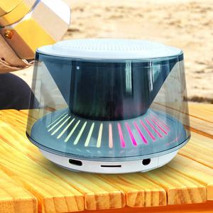 Fans DE LA MÚSICA Inicio Configuración de fiesta pequeña Nuevas luces RGB transparentes Audio inalámbrico Compacto Elegante Ambiente Creator Altavoz Bluetooth - Product Image 5