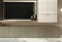 Meuble TV convertible moderne de style européen personnalisé Armoire de rangement pliable en bois pour meubles de chambre à coucher à usage domestique