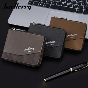 กระเป๋าสตางค์สั้นผู้ชายแบรนด์ Baellerry พร้อมช่องใส่บัตรและช่องใส่เงินสดสำหรับใช้ในชีวิตประจำวัน - Product Image 3