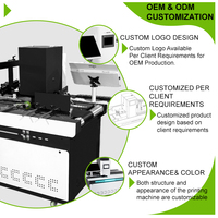 Impresora de Inyección de Tinta Automática Multifuncional de Alta Velocidad (40m/min) para Impresión Frontal y Lateral, Impresora UV de Una Sola Pasada, la Más Vendida de Fábrica