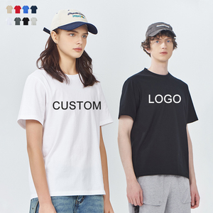 เสื้อยืดพิมพ์ลายปักโลโก้ขายส่ง เนื้อผ้าเบา ระบายอากาศได้ดี ผ้าฝ้าย 100% แขนสั้น เสื้อยืดผู้ชาย เสื้อยืดออกกำลังกาย เสื้อยืด unisex - Product Image 1
