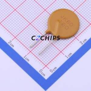 JK60-160 Resettable Fuse Through hole Component (THT),P=5.1mm Fuse 60V 40A 1.6A 3.2A - Product Image 1