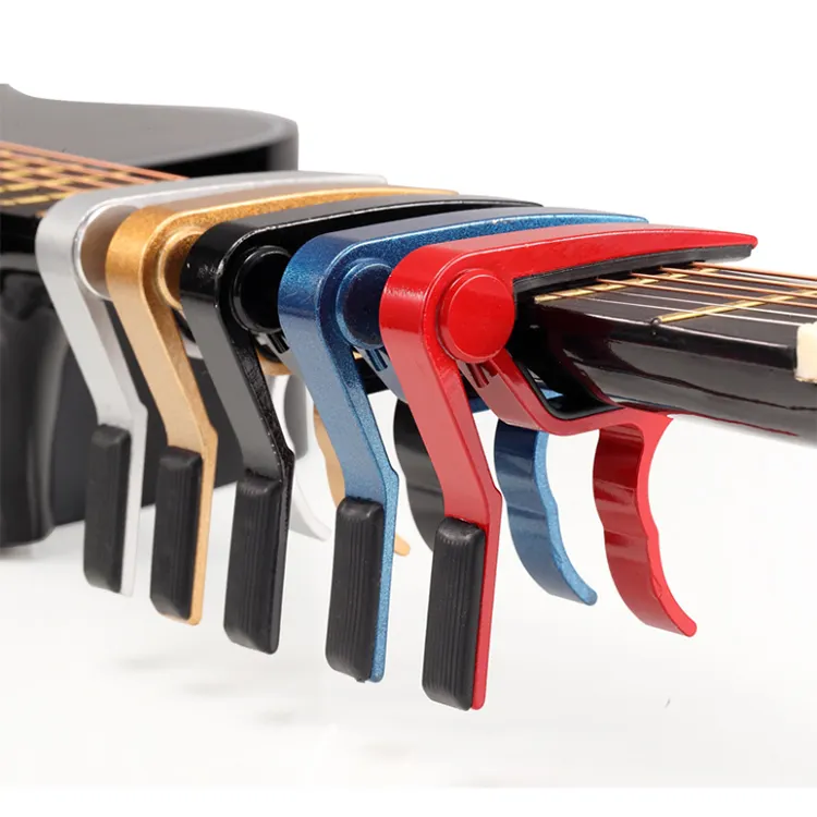 Custom Colorful Zinc alloy guitar capo for Electric Acoustic Guitar Accessories