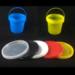 Cubo de Plástico Personalizado Redondo para Alimentos y Dulces, Cubo de Plástico de 300ML, 400ML, 500ML, 900ML, 1L, 2L, 3L, 4L, 5L, 10L - Product Image 3