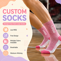 Chaussettes de sport respirantes de haute qualité en coton pour le printemps, chaussettes de course à pied, conception personnalisée pour votre marque, chaussettes de basketball