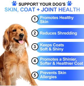 Complément alimentaire pour animaux de compagnie OEM de qualité supérieure pour une peau saine, friandises à mâcher molles 100% naturelles à l'huile de saumon avec EPA et DHA 2,5g pour chiens - Product Image 2