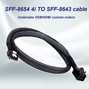 Cable Slim SAS SFF-8654 4i de <span class=keywords><strong>38</strong></span> Pines para Host a Mini SAS HD SFF-8643 de 36 Pines para Computadora - Product Image 4